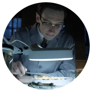 🤓 69504d56 Edward Nygma Gotham person, scientist, glasses, Edward Nygma, Gotham whatsapp sticker