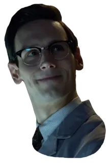 🙂 75a194f3 Edward Nygma Gotham Edward Nygma, Gotham, Riddler, DC Comics, villain whatsapp sticker