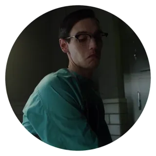 😟 9f693d56 Edward Nygma Gotham Edward Nygma, Gotham, character, DC Comics, TV series, glasses whatsapp sticker