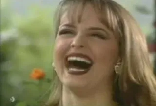 💧 2ef2b3b3 女人, 笑, 快乐, 脸, 金发, 快乐的 whatsapp sticker