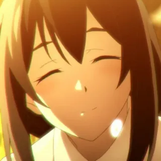 🪵 4ab7cec9 动漫, 女孩, 快乐, 微笑, 肖像 whatsapp sticker