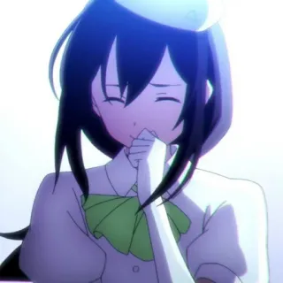 🪶 7b2a327f 动漫女孩, 可爱, 开心, 卡哇伊 whatsapp sticker