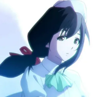 🪶 e2e3c930 动漫, 女人, 女孩, 丝带, 可爱, 人物, 角色 whatsapp sticker