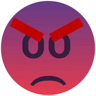 😡 846a5050 โกรธ, บ้า, อิโมจิ, หน้า, หงุดหงิด, เสียใจ telegram sticker