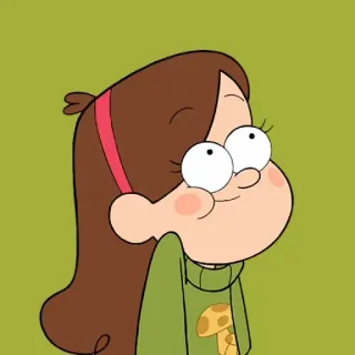 🤗 add34578 Mabel Pines Gravity Falls Kreskówka, Mabel, Gravity Falls, Postać telegram sticker