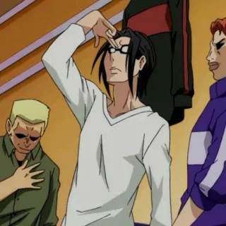 💛 6a0cb0c0 Anime, Geste, Charakter, Beleidigend whatsapp sticker