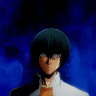 💙 c911ed62 Anime, Charakter, Dunkel, Augen, Kunst whatsapp sticker