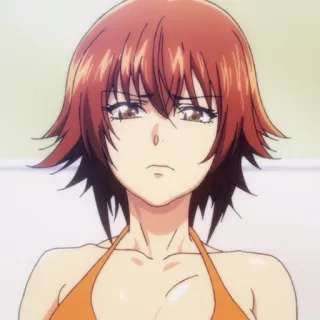 ⚓️ 014afe98 animé, femme, portrait, fille, femme telegram sticker