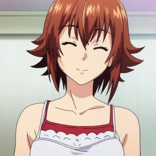 ⚓️ 20bbd121 animé, souriant, femme, personnage telegram sticker