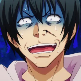 ⚓️ 3465abfe anime, lucu, Grand Blue, Grand Blue, wajah, reaksi telegram sticker