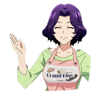 Grand Blue by @spcave telegram stickers