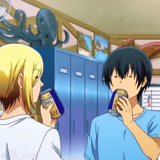 🍻 6407be5a 애니메이션, 음주, 맥주, 친구, 만화 telegram sticker