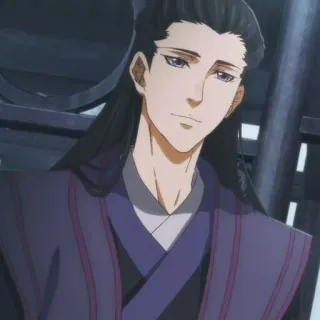 😑 49e36d51 动漫, 男人, 长发, 角色 telegram sticker