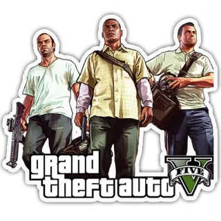 ️ 5fb7d087 Grand Theft Auto V grand theft auto, gta, game, violence, crime, video game telegram sticker