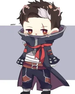 🥰 a3a0d5b9 Chibi, Anime, Manga, Personaggio, Carino, Arte whatsapp sticker