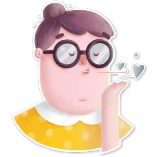 Granny by Nastya Getman telegram stickers