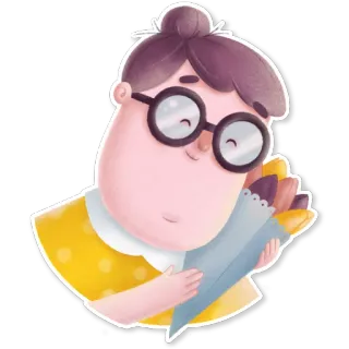 Granny by Nastya Getman telegram stickers