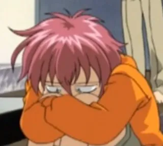 😞 21dcb60f triste, chateado, anime, chorando, emocional whatsapp sticker