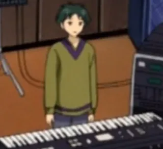 😕 e40f7fc7 Anime, Teclado, Personagem, Estúdio whatsapp sticker