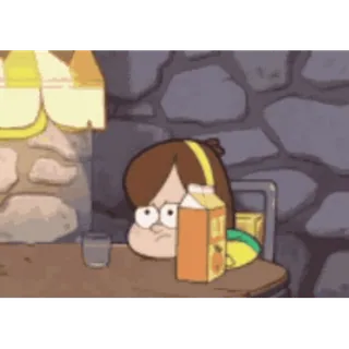 🥤 1a339372 Mabel Pines Gravity Falls Mabel Pines, Gravity Falls, cartone animato, Disney, personaggio, animato, serie TV whatsapp sticker