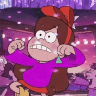 💃 26d1ba49 Mabel Pines Gravity Falls mabel pines, gravity falls, cartone animato, disney, serie tv, animazione, carino whatsapp sticker