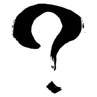 ❓ 2f1c2c48 domanda, simbolo, segno, indovinello, puzzle whatsapp sticker