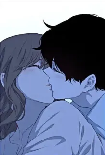 🃏 929036d1 kiss, romance, couple, affection, love whatsapp sticker