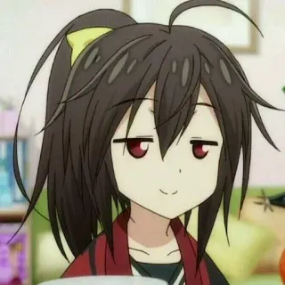 🚪 ece55572 anime, girl, cartoon, manga, smug, animation whatsapp sticker