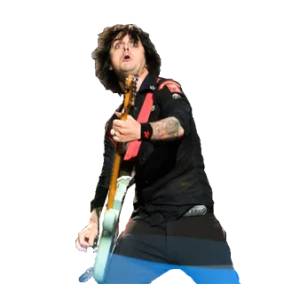 😱 d75e7266 Billie Joe Armstrong Billie Joe Armstrong, Green Day, musik, musisi, gitar telegram sticker