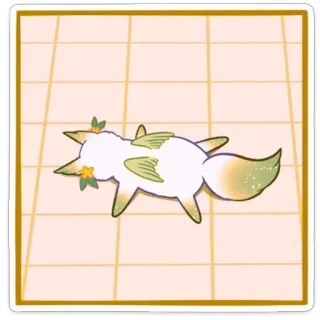 😒 fb86866f キツネ, 動物, 可愛い, かわいい telegram sticker