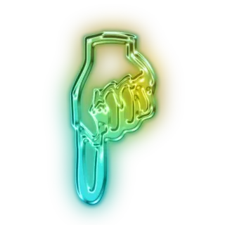 Green Neon By Maximus10M telegram stickers