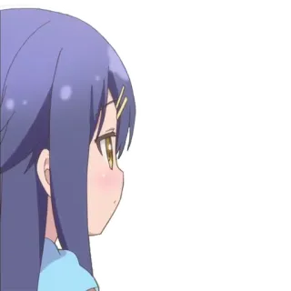 😶 c2a69946 Anime, Chica, Estudiante, Perfil lateral telegram sticker