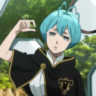 😳 10fcc02e Nero (Secre Swallowtail) Black Clover Anime, Black Clover, Nero, Secre Swallowtail, Manga, Personage telegram sticker