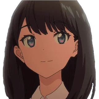 😺 def9b4a5 Anime, Chica, Dibujo animado, Ilustración, Retrato telegram sticker