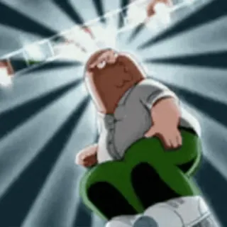 🛼 e7d8626c Peter Griffin Family Guy アニメ, ピーター, グリフィン, 面白い whatsapp sticker