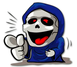 Grim Reaper whatsapp stickers