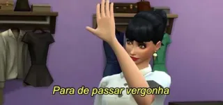 🖐 54784b55 Para de passar vergonha telegram sticker