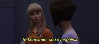 ☺️ 6ebdd549 To brincando, sou evangélica telegram sticker