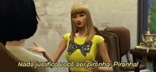 😄 bf7320fe Nada justifica você ser piranha. Piranha! telegram sticker