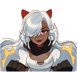 Гёрлз @Nyasticks telegram stickers