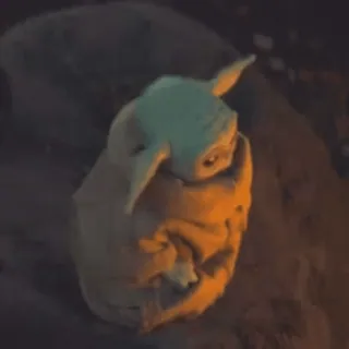 🟢 cacefd56 Grogu The Mandalorian Grogu, Baby Yoda, The Mandalorian, Star Wars, süß, Kind, Figur whatsapp sticker