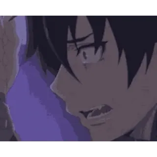 😢 e1b2e0d8 аниме, плачет, грустный, расстроенный, эмоциональный, огорчение telegram sticker