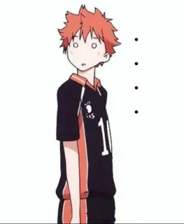 Hinata shoyo stiker whatsapp stickers