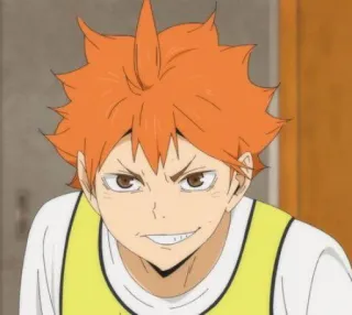 Hinata shoyo stiker whatsapp stickers