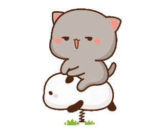 Mochi Couple || @GreySunders telegram stickers