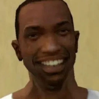 😁 cceb0f25 CJ Grand Theft Auto: San Andreas CJ, Grand Theft Auto, San Andreas, video game, character telegram sticker