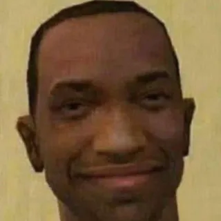 🙃 e5a58609 CJ Grand Theft Auto: San Andreas cj, gta, san andreas, grand theft auto, video game, character telegram sticker