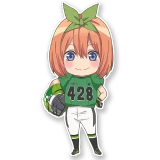 🏈 a830befd 428 Anime, Chibi, Personnage, Football, Sport, Casque telegram sticker