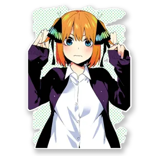 Gotoubun no Hanayome telegram stickers