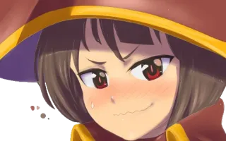 😏 a40a0bcf Megumin Konosuba Anime, Megumin, Konosuba, Magicienne, Mignon, Fille telegram sticker